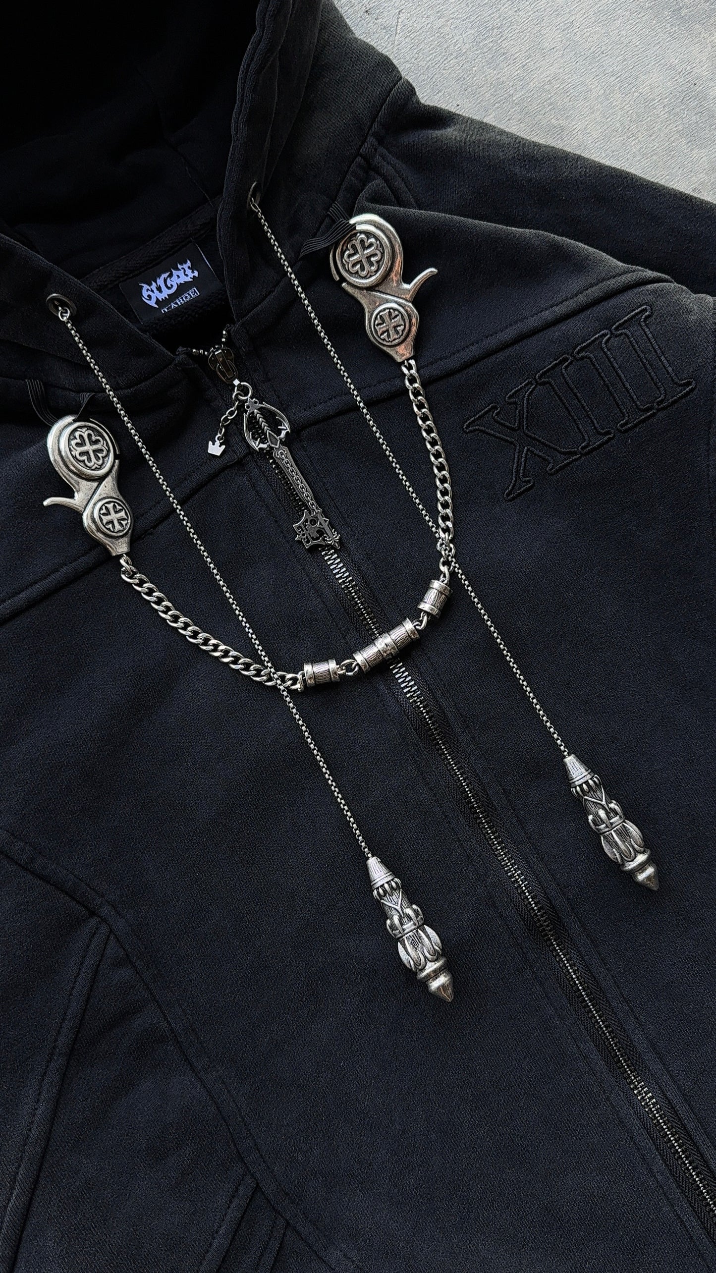 V1 ORG XIII ZIP UP (black)