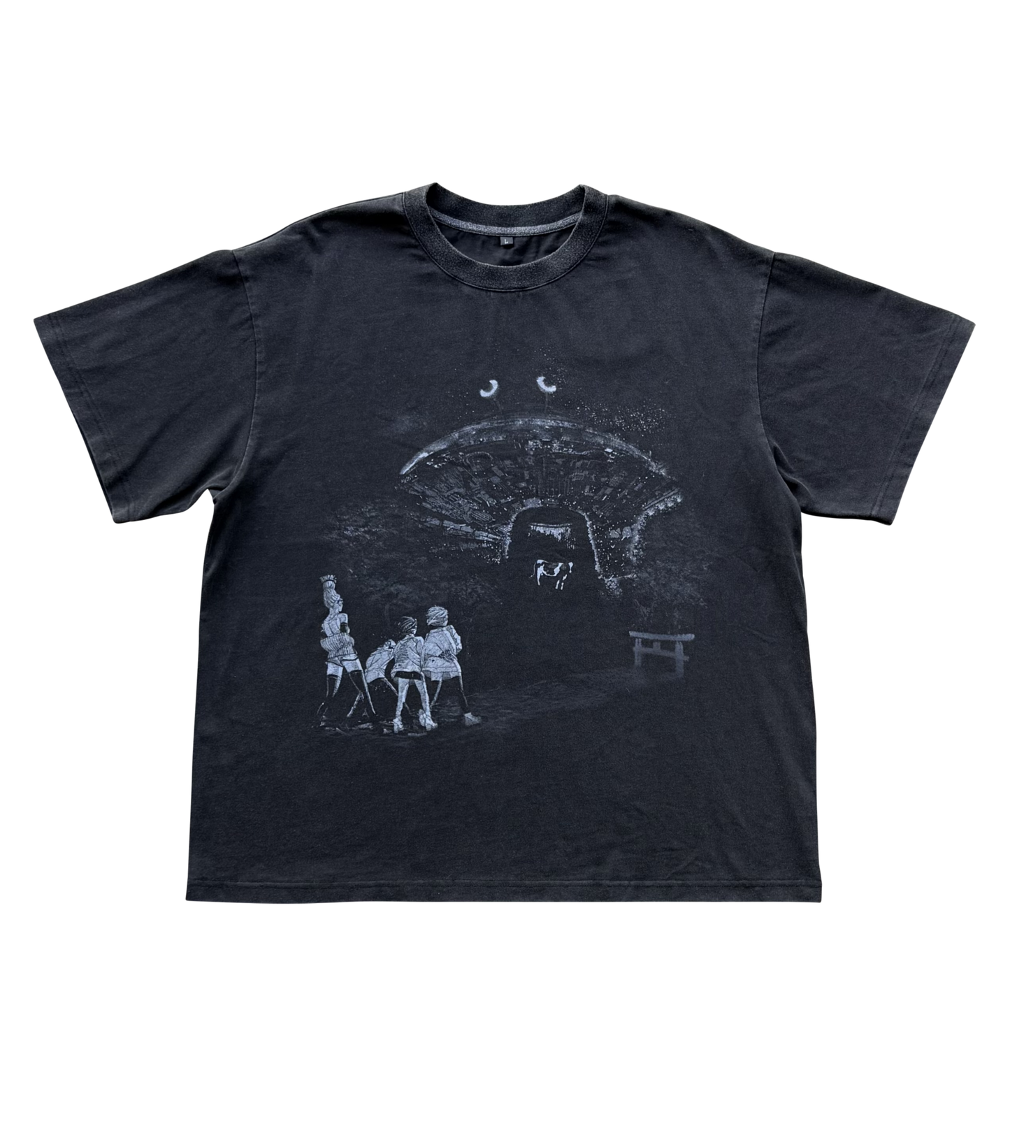 COW ABDUCTION TEE