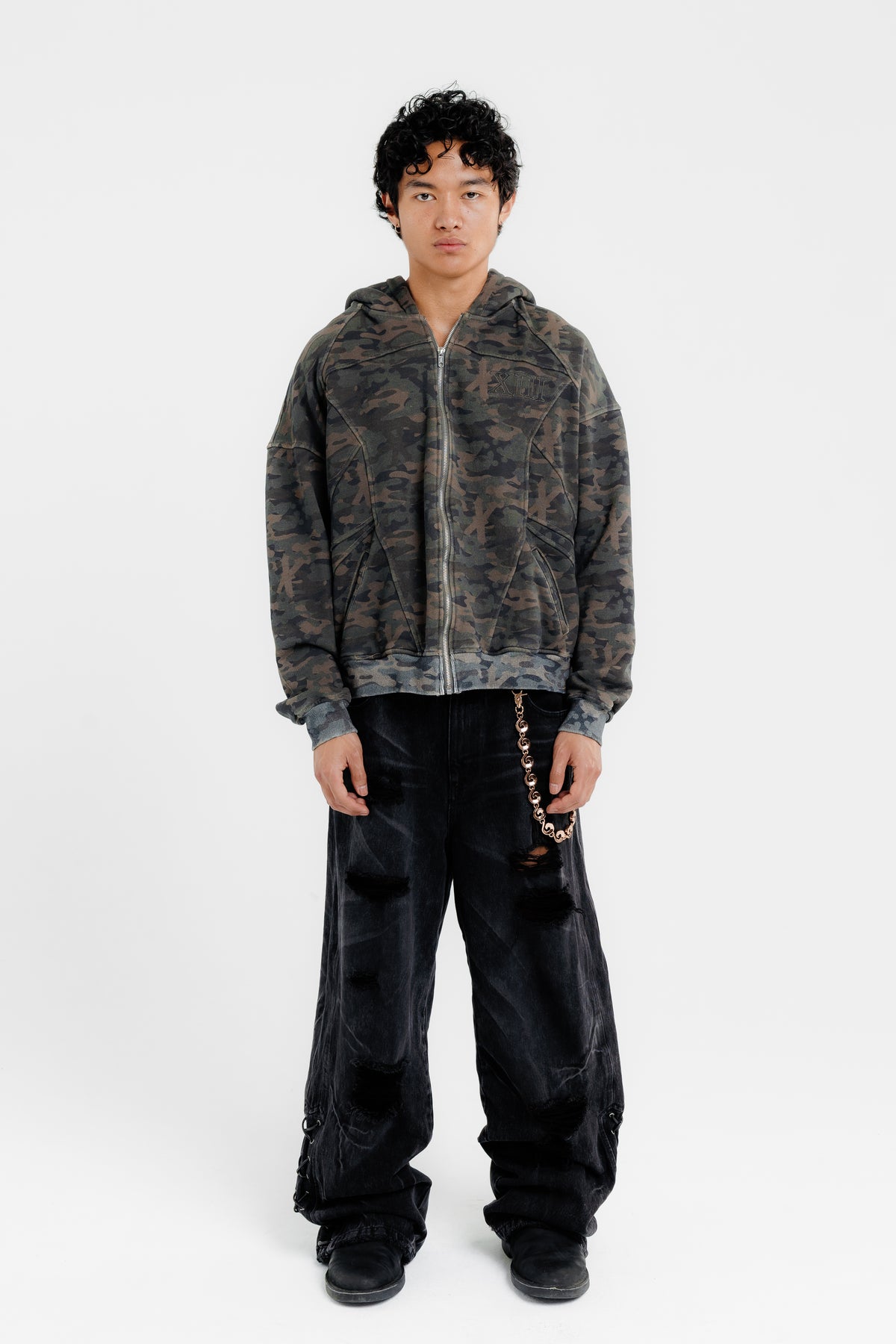 V1 ORG XIII ZIP UP (CAMO)
