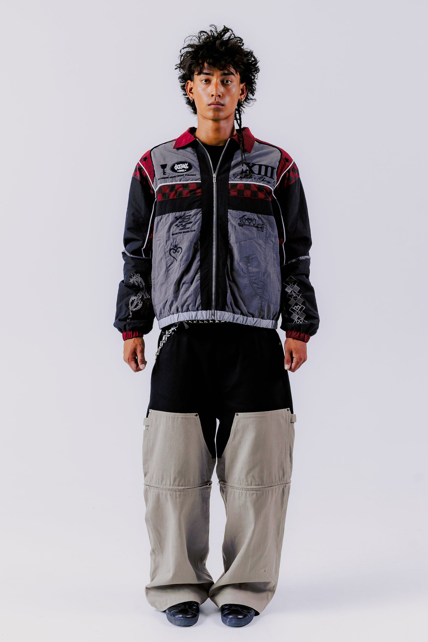 ROXAS RACING JACKET (grey) [PREORDER]