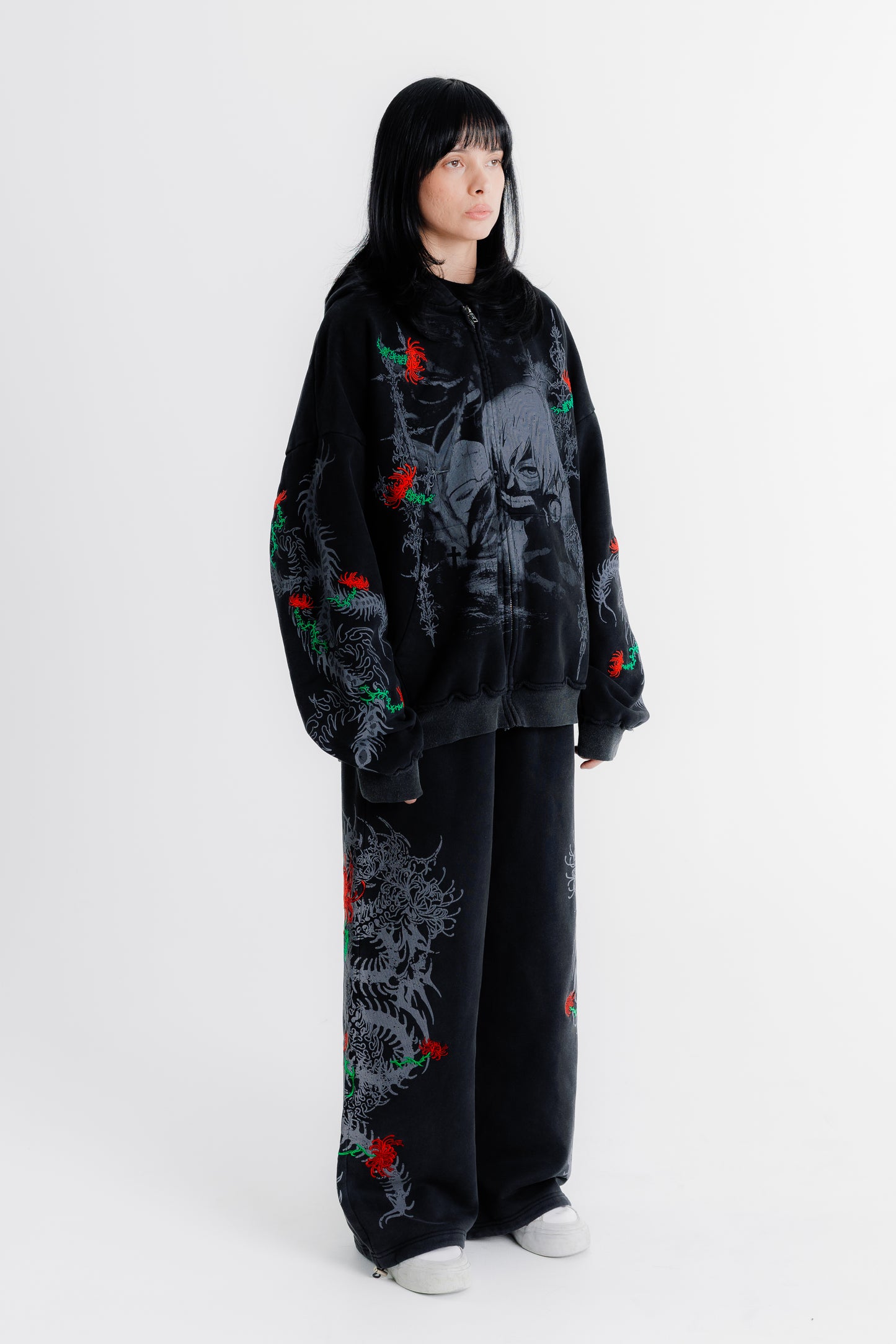 SPIDER LILY CENTIPEDE ZIP UP