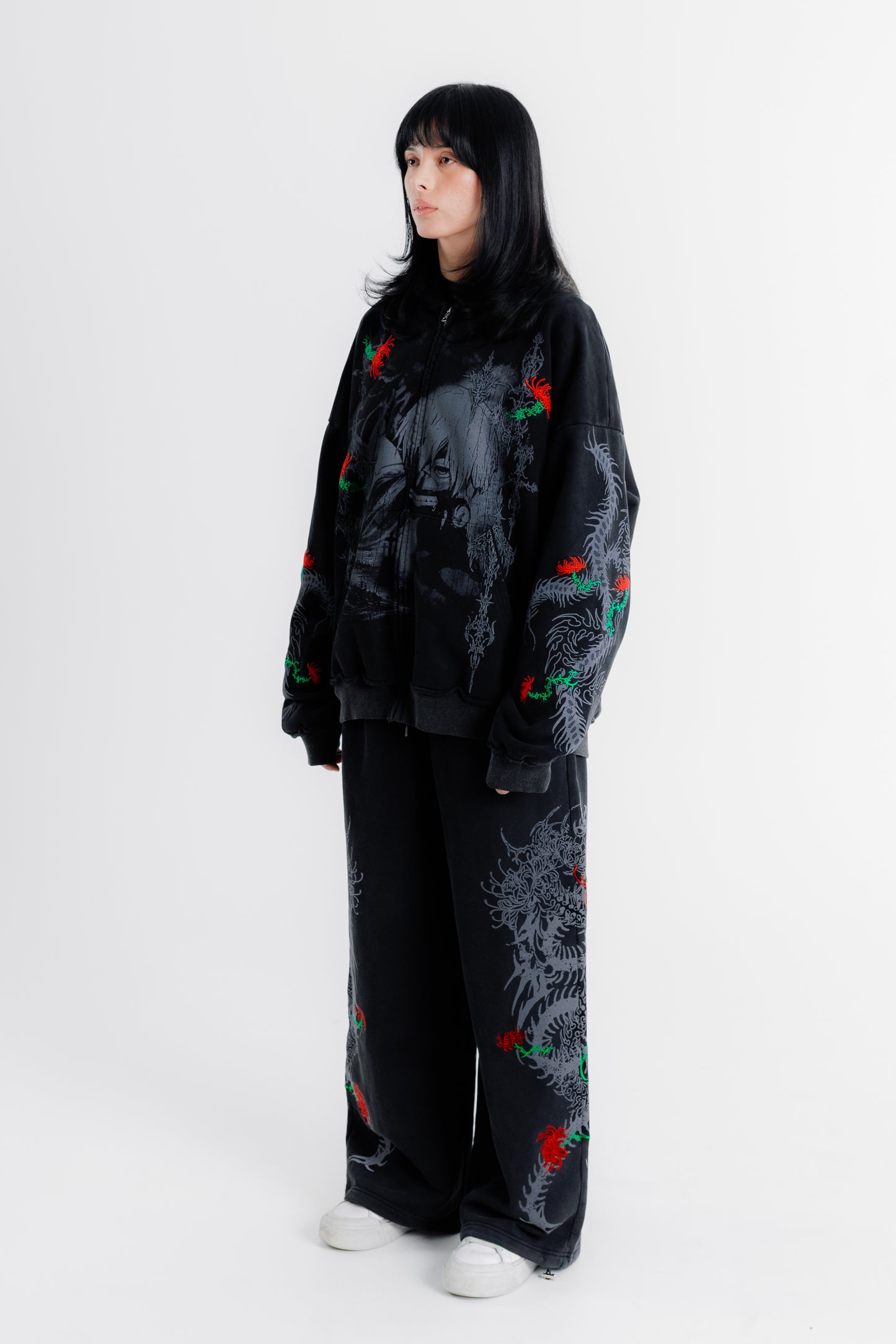 SPIDER LILY CENTIPEDE ZIP UP