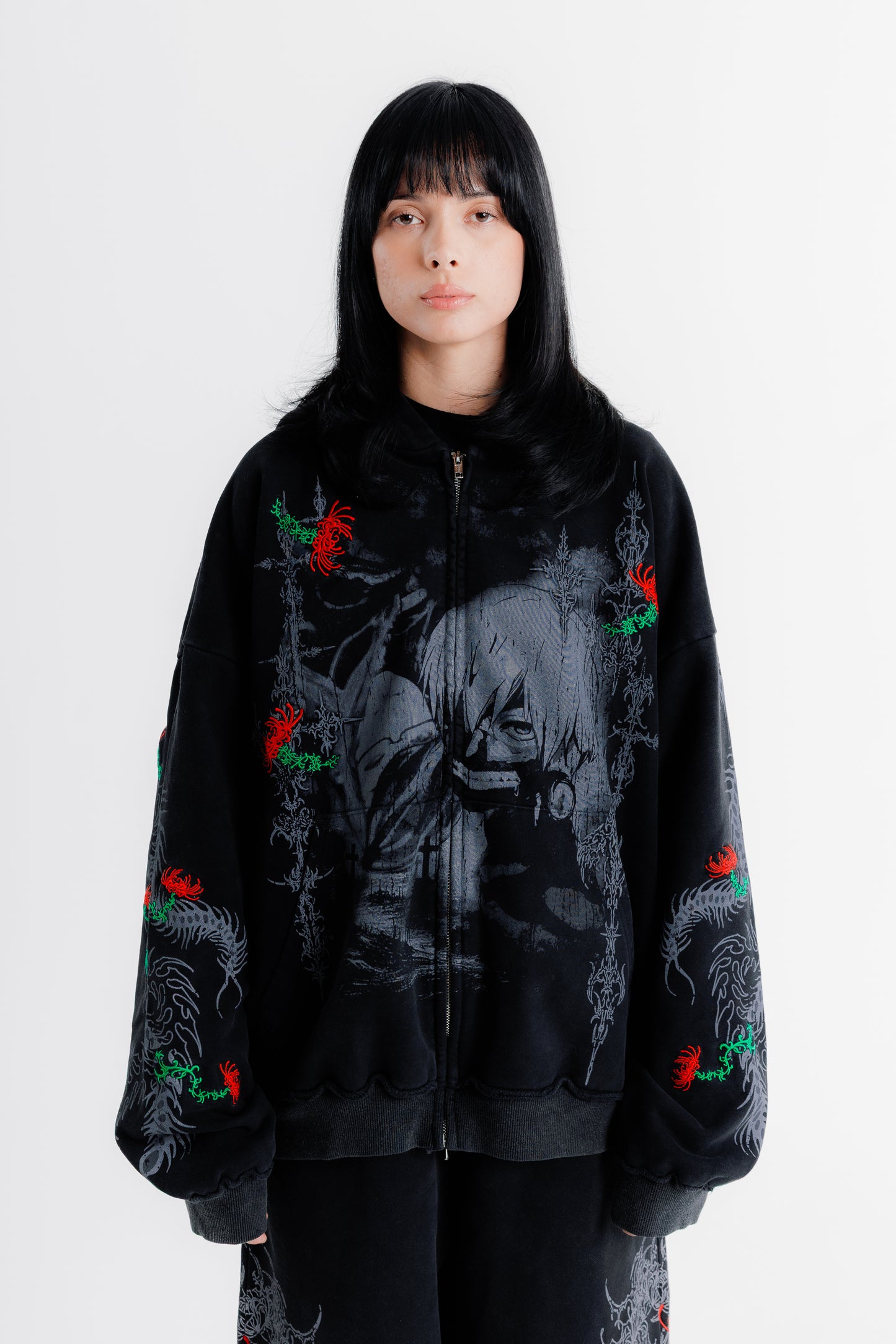 SPIDER LILY CENTIPEDE ZIP UP