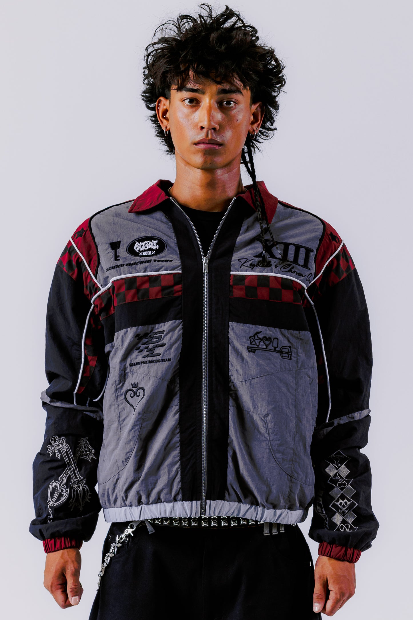 ROXAS RACING JACKET (grey) [PREORDER]
