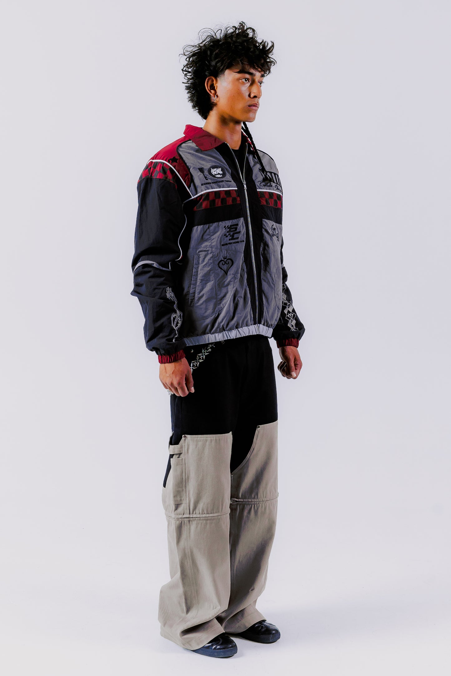 ROXAS RACING JACKET (grey) [PREORDER]