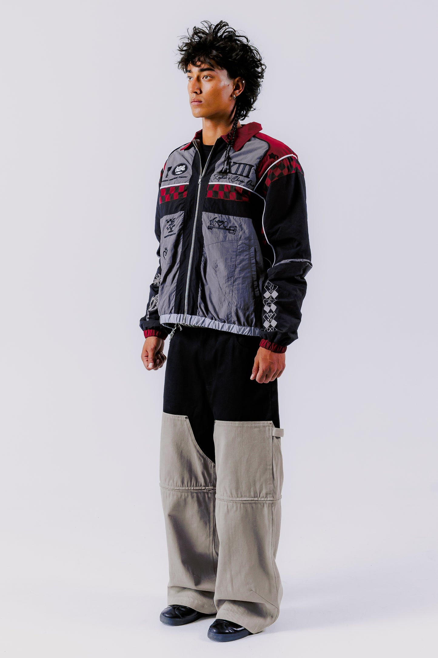 ROXAS RACING JACKET (grey) [PREORDER]