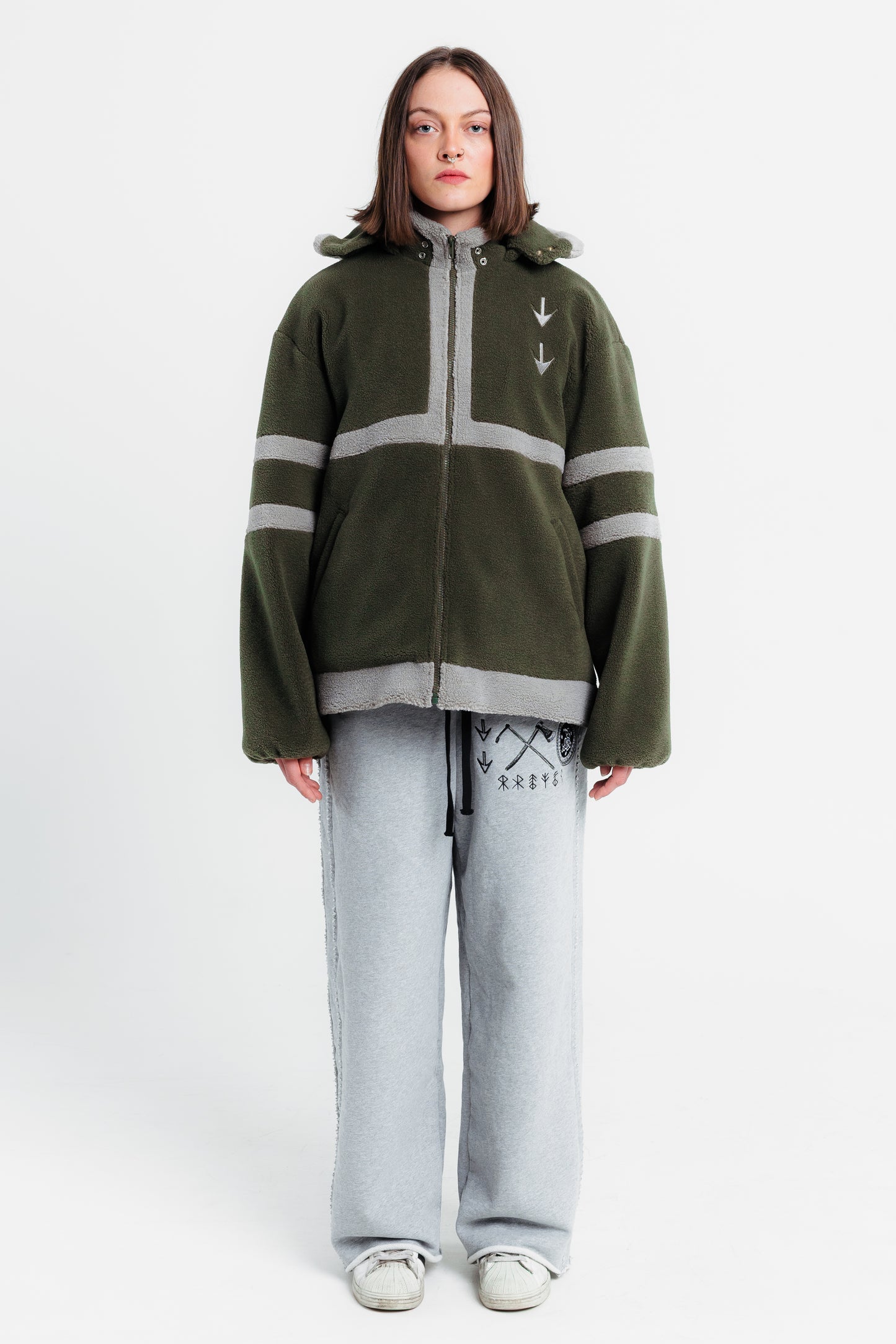 WARRIOR FLEECE JACKET (green)