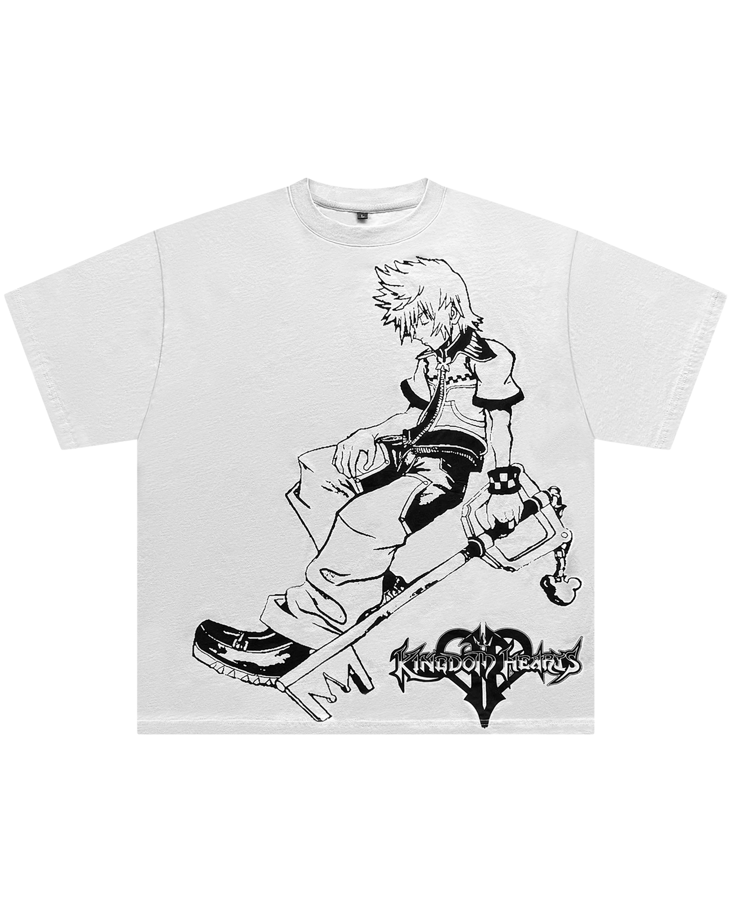 KEY OF DESTINY TEE (light grey)
