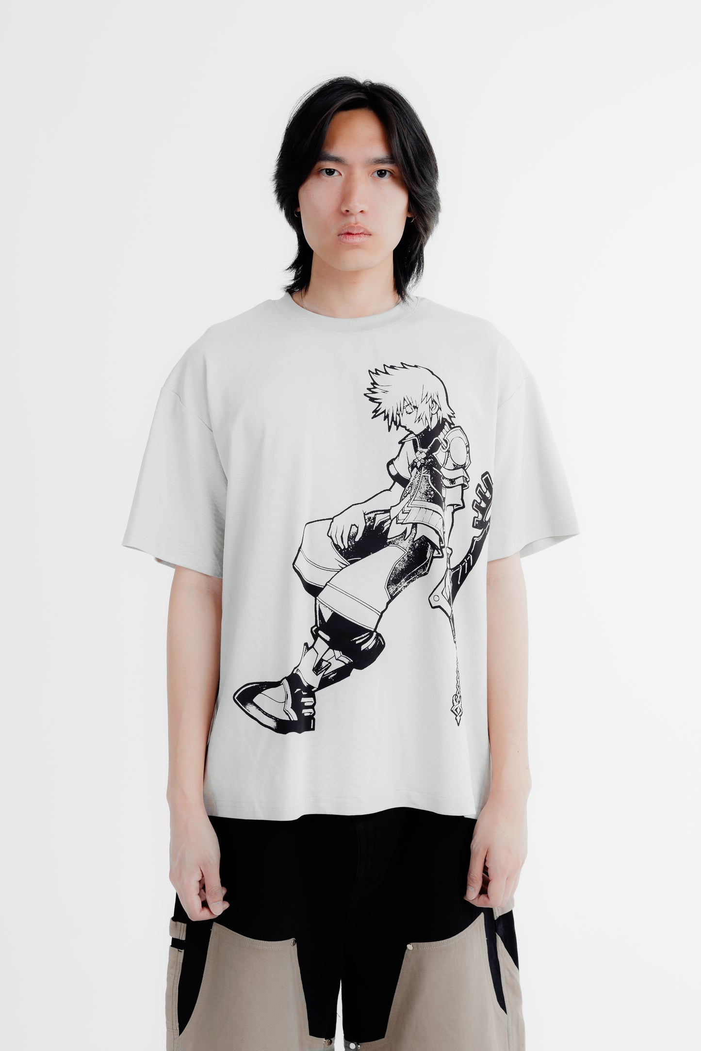 KEY OF AWAKENING TEE (LIGHT GREY)