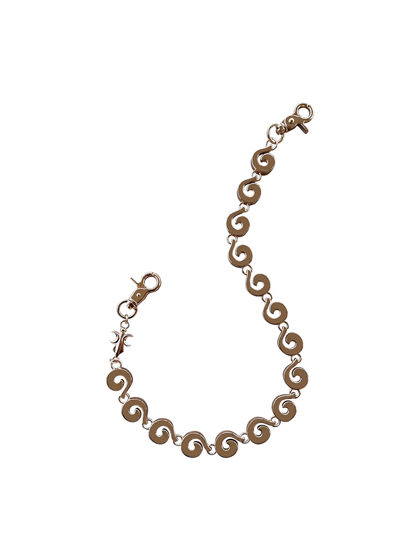 SWIRL WALLET CHAIN