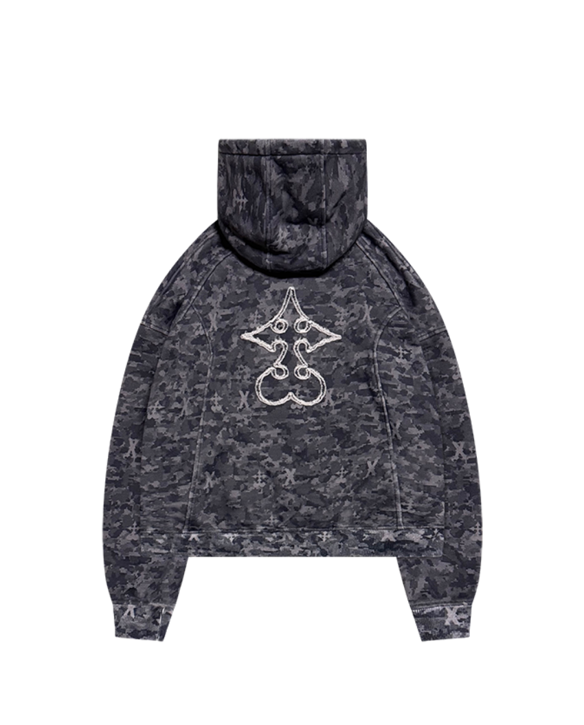 V1 ORG XIII ZIP UP (BLACK CAMO)