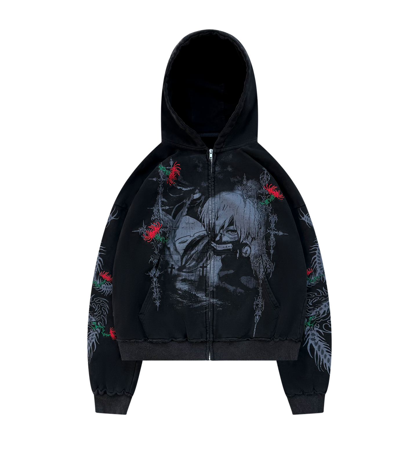 SPIDER LILY CENTIPEDE ZIP UP