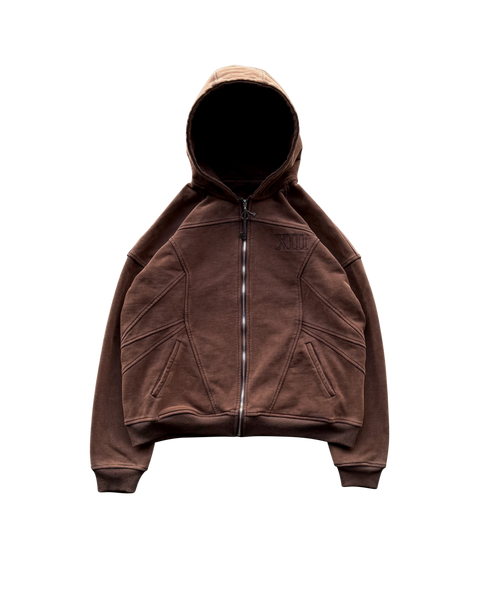 【Lサイズ】 GuruGuru Heart Zip HoodieBrown org_jacket_web_mockup_brown_gr